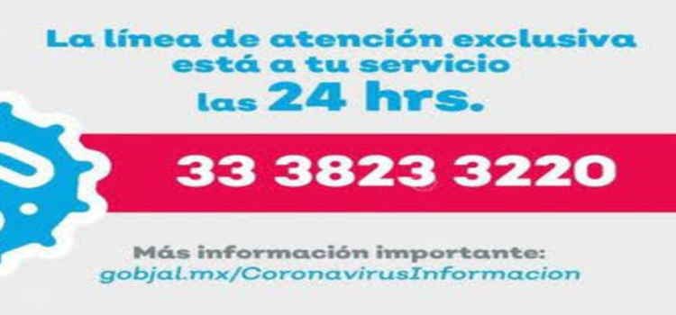 Línea COVID en Jalisco cumple 3 años con medio millón de llamadas