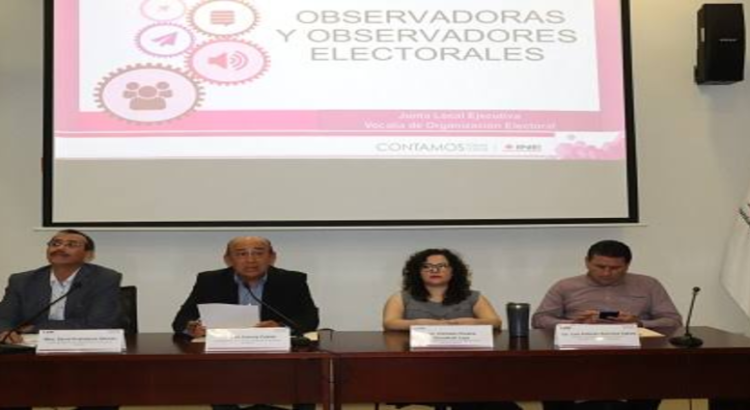 Realiza INE Jalisco curso de observación electoral