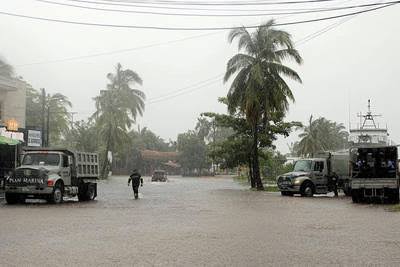 Se registran diversas inundaciones en Puerto Vallarta