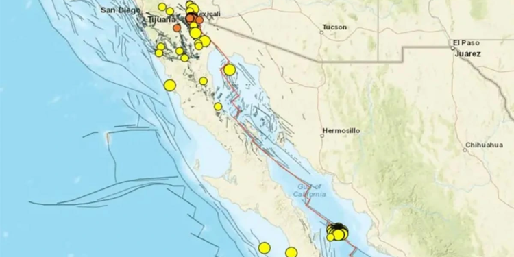 Mexicali en alerta amarilla tras enjambre de sismos