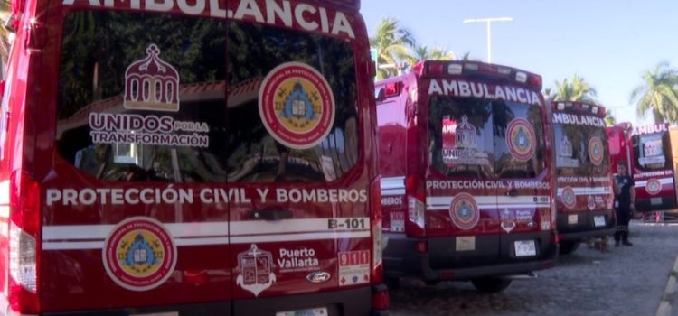 Puerto Vallarta estrena cuatro nuevas ambulancias