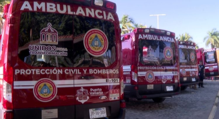 Puerto Vallarta estrena cuatro nuevas ambulancias