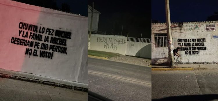 Aparecen bardas con mensajes contra candidata de Morena en Vallarta