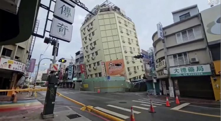Sacuden temblores a Taiwán