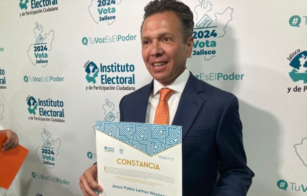 Recibe Pablo Lemus la constancia que lo acredita como Gobernador de Jalisco