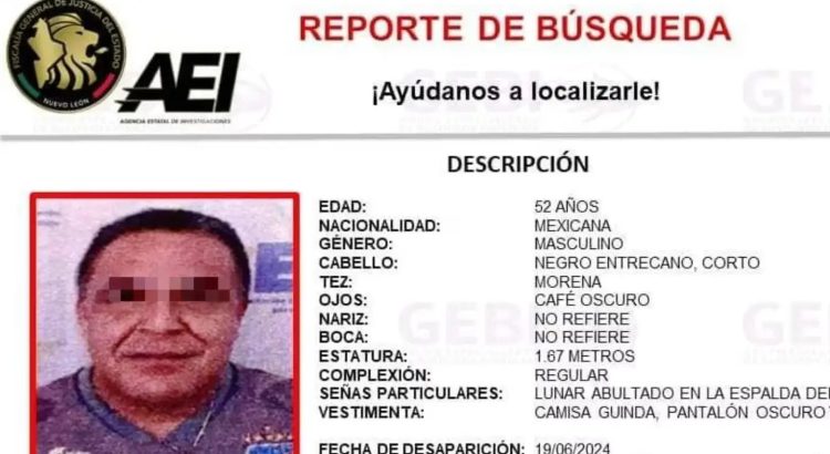 Desaparecido y encontrado… con su amante