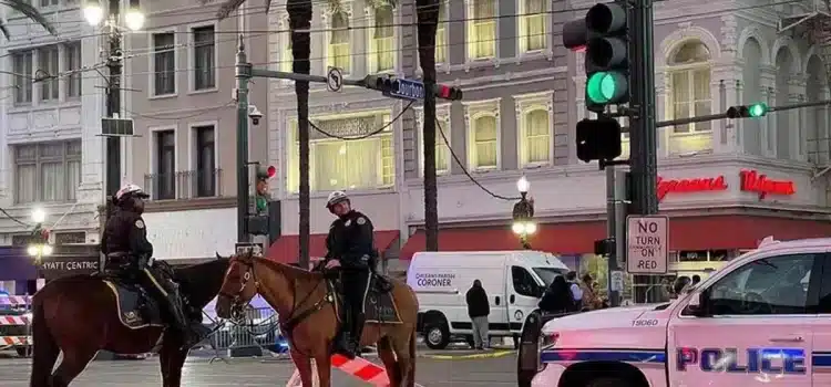 Dos mexicanos resultaron heridos en atropellamiento masivo en Nueva Orleans