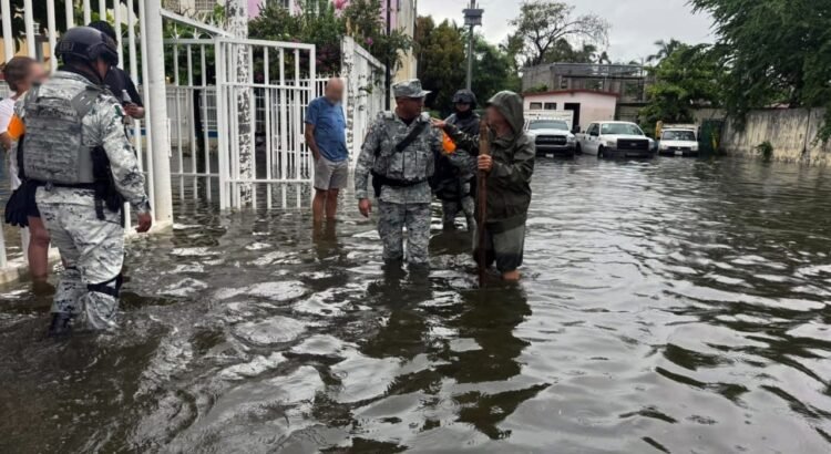 Guardia Nacional pone en marcha el Plan DN-III-E en Jalisco tras el paso de “Dalila”