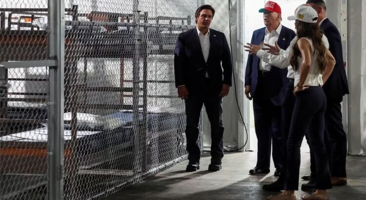 Migrantes detenidos ya son enviados a ‘Alcatraz de los caimanes”